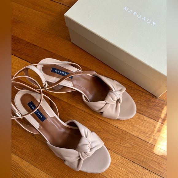 NWT Margaux Carmine Platform in Bone Nappa | 39 (8.5-9) - Picture 2 of 5